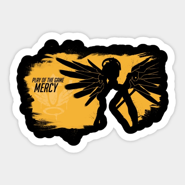 Play of the game - Mercy Sticker by samuray